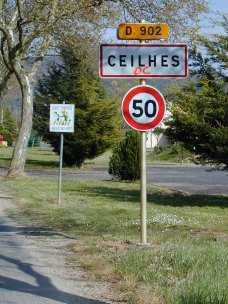 entrée de Ceilhes